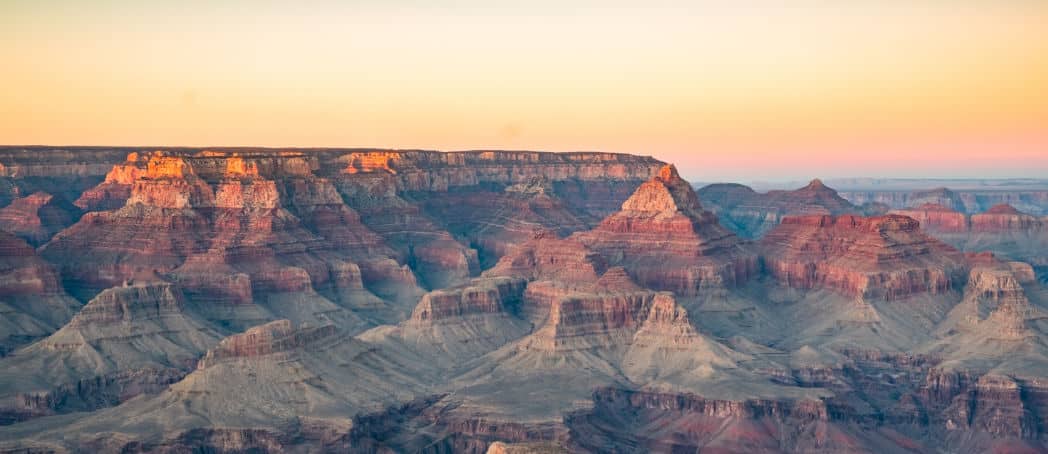 Grand Canyon National Park at daybreak