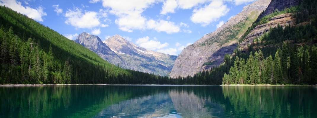 Avalanche Lake in Glacier National Park, Montana 
