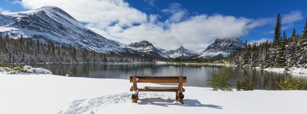 Glacier National Park, Montana.Winter.
