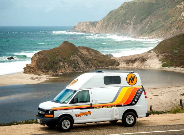 Campervan by the beach