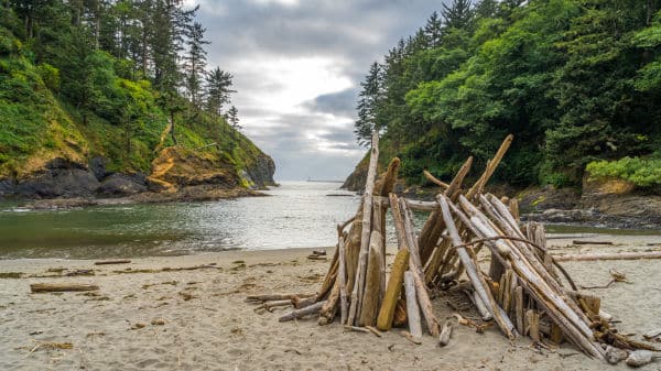 Cape disappointment trail'