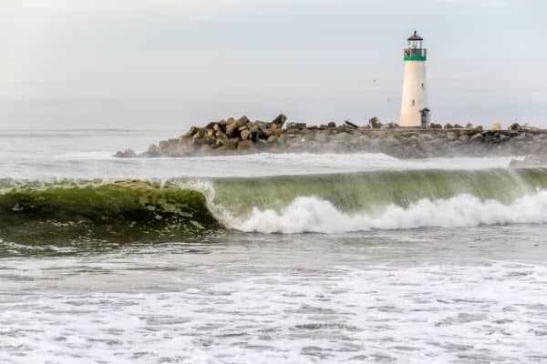 Lighthouse at Santa Cruz Harbor