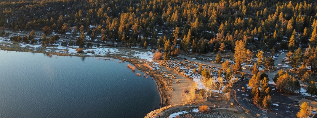 San Bernardino National Forest at Big Bear Lake
