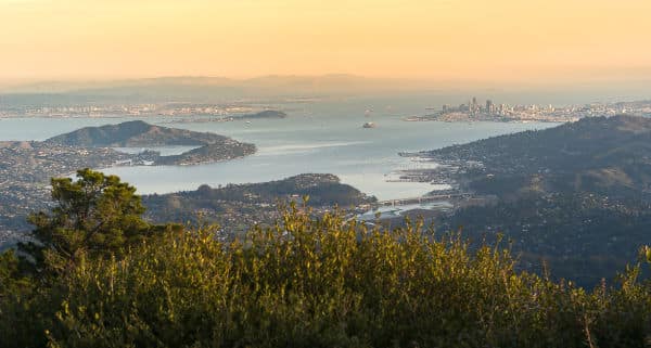 View from East Peak of Mount Tamalpais