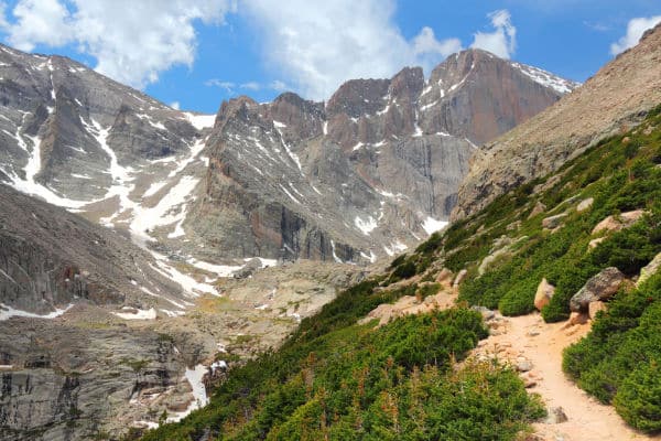 Longs Peak Trail in Rocky Mountain National Park