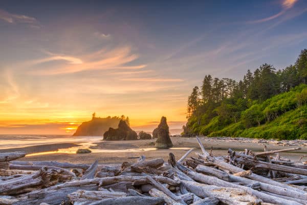 Ruby Beach in Olympic National Park