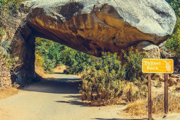 Tunnel Rock in Sequoia National Park