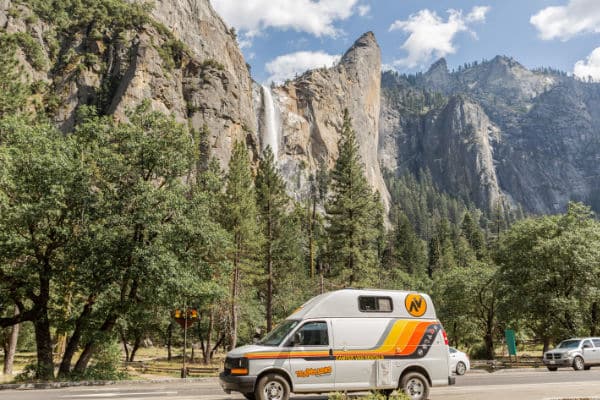 Campervan in Yosemite National Park