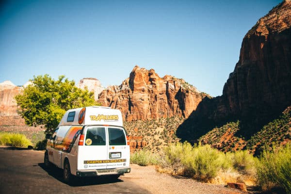 Campervan rental in Zion National Park