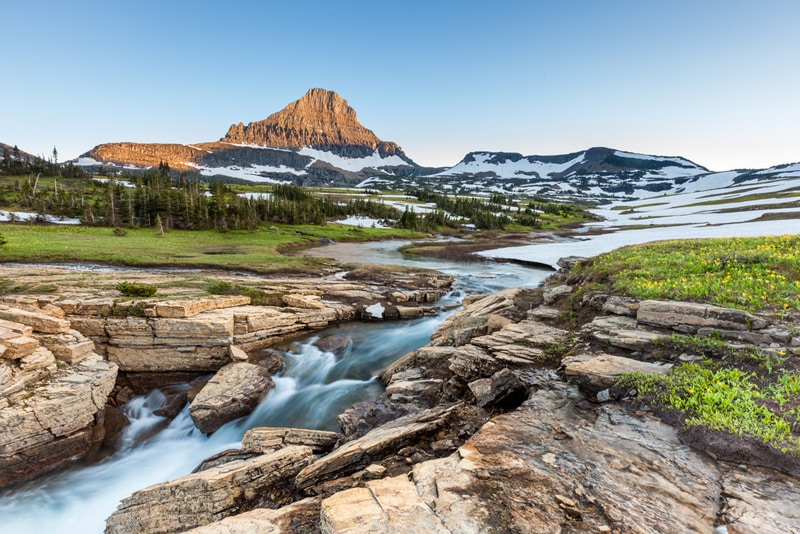 Winter Campervan Road Trip to Glacier National Park, Montana