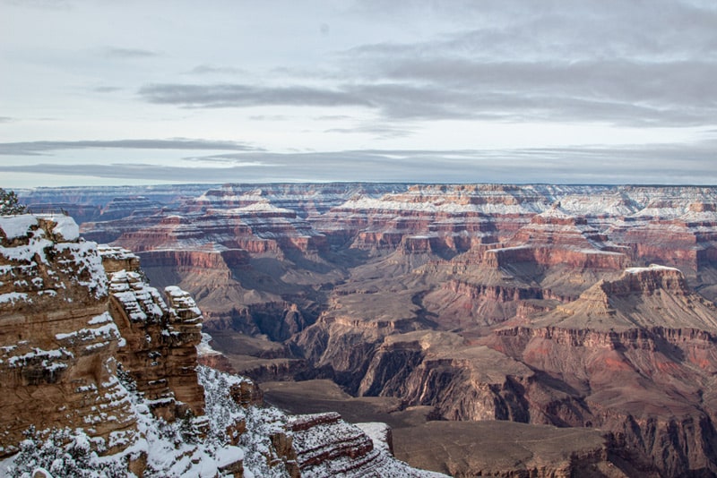 Winter Campervan Road Trip to Grand Cayon Arizona