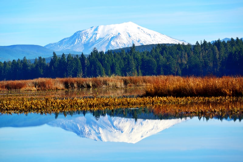 Winter Campervan Road Trip to Silver Lake Washington