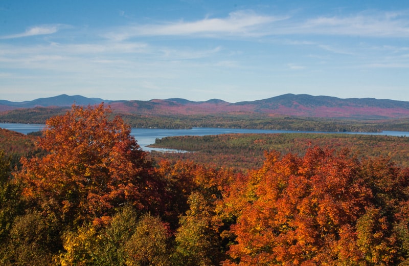 Rangeley Lakes Scenic Byway Campervan Road Trip Destinations in Fall