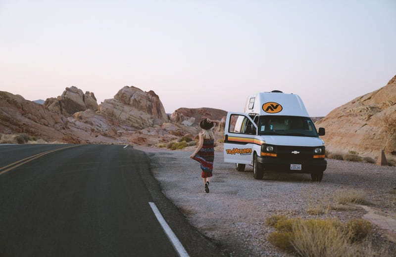 summer camping road trip