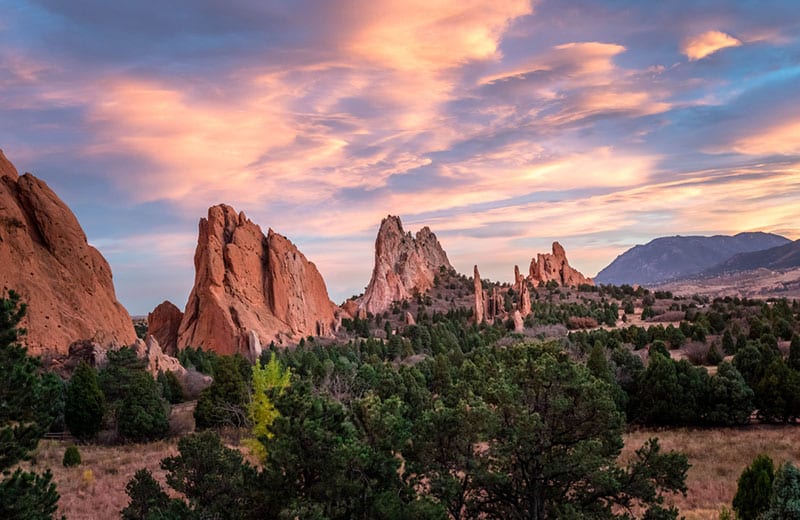 Garden of the Gods Colorado Summer Campervan Road Trip Destinations in the USA