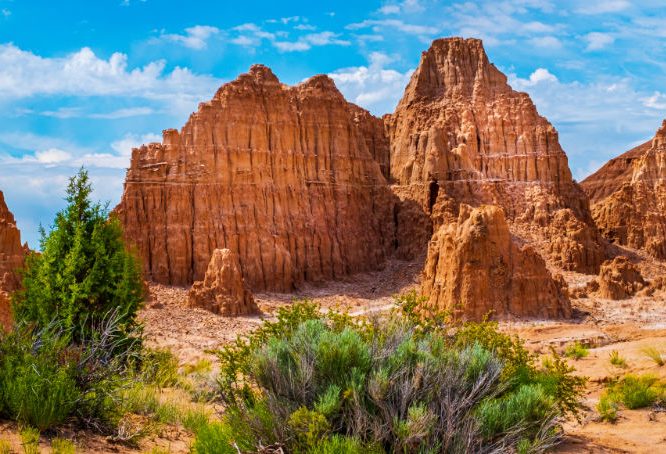 Cathedral Gorge State Park in Nevada