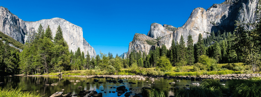 River and mountains