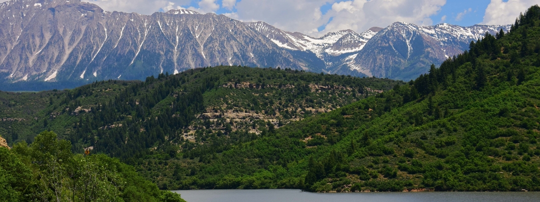 Scenic Paonia reservoir