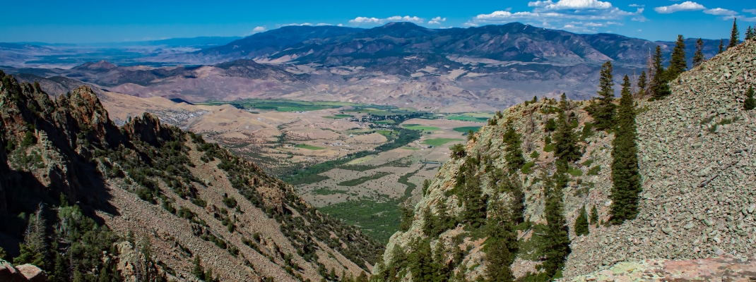 Overlook into Marysvale from Two Mile Creek
