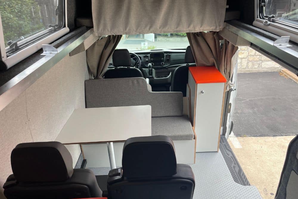 Hi5 Campervan USA - Rear Seating Area