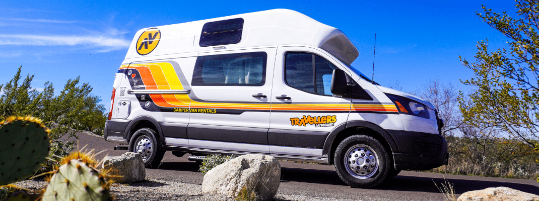 USA Hi5 Campervan in the desert