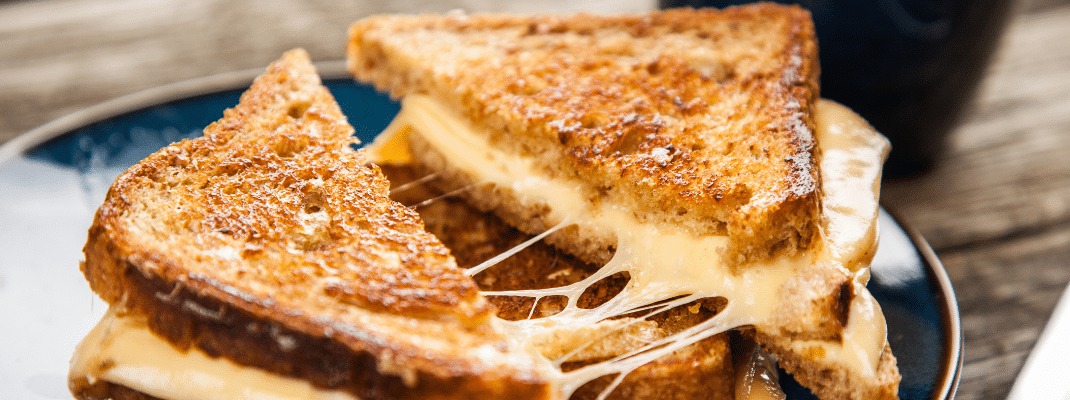 Cheese toastie - grilled sandwich
