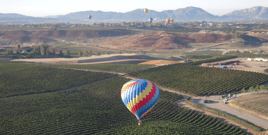 Hot Air Balloon Temecula, USA