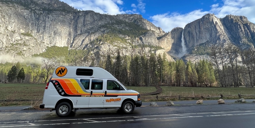 Campervan in Yosemite National Park, USA