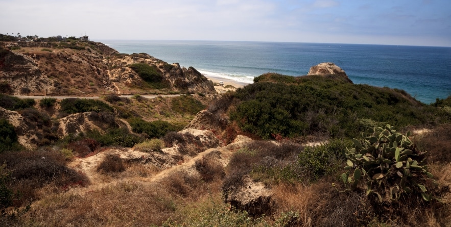 Summer at the San Clemente State Beach in Southern California