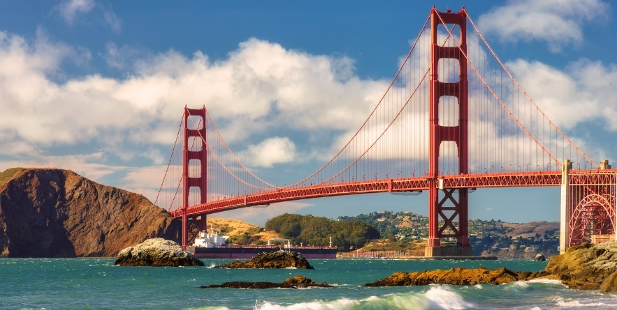 Golden Gate Bridge in San Francisco