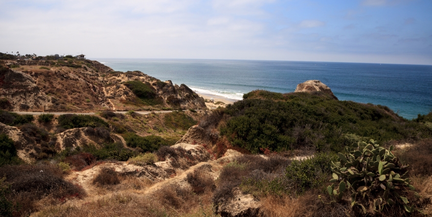 Summer at the San Clemente State Beach in Southern California