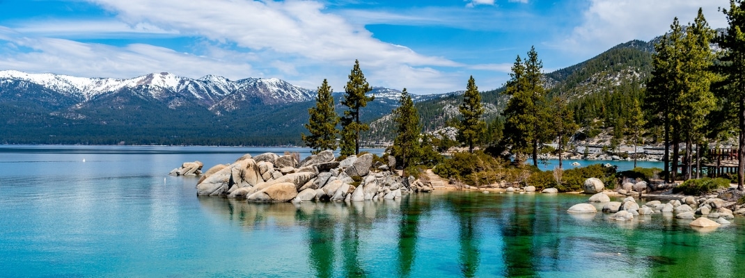 View of Lake Tahoe, USA