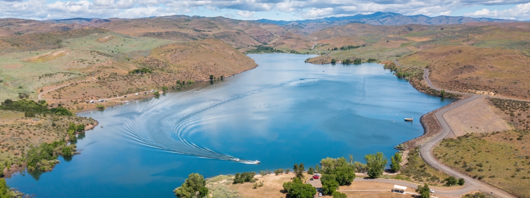 Mann Creek Dam and Reservoir near Weiser, Idaho