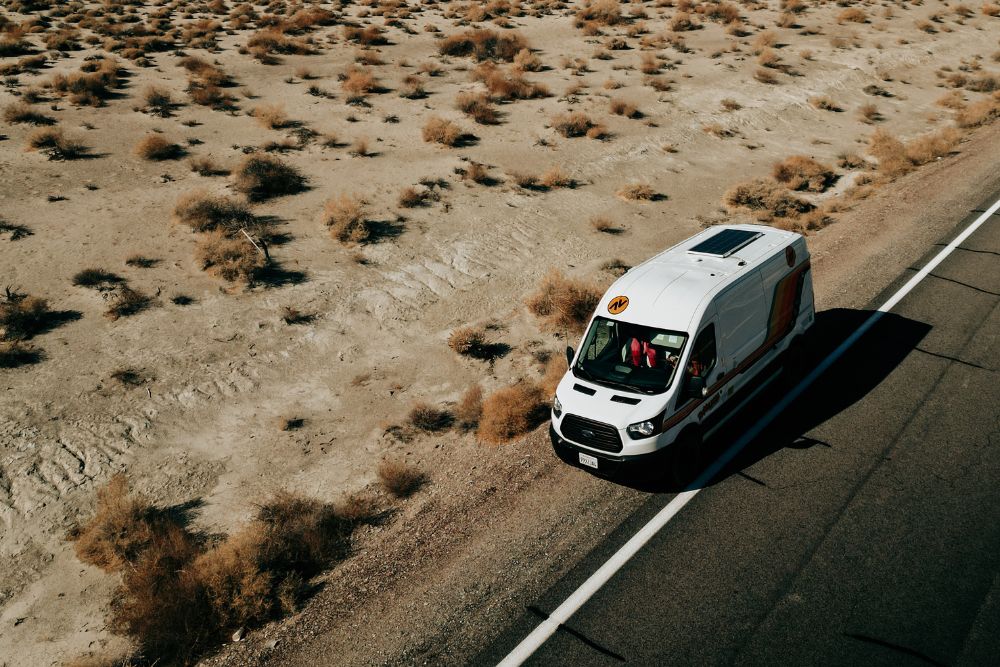 Beeva Camper on road
