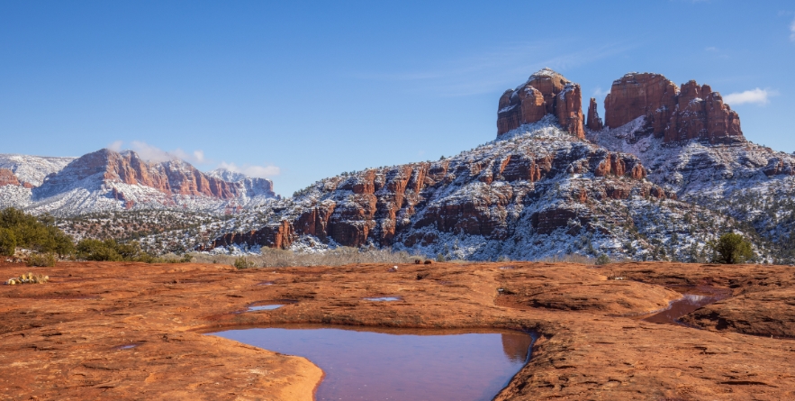 Scenic Landscape in Sedona Arizona in Winter