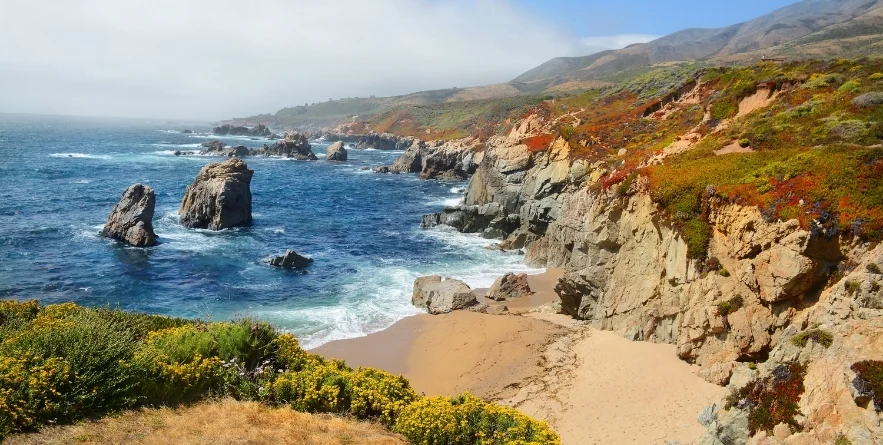 Garrapata State Park and beach, Big Sur, California, USA.