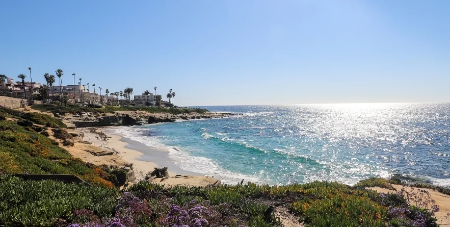 San Diego, La jolla, monument hill, windandsea beach, beach sunset, California sunrise, coastal landscape, southern California, CA