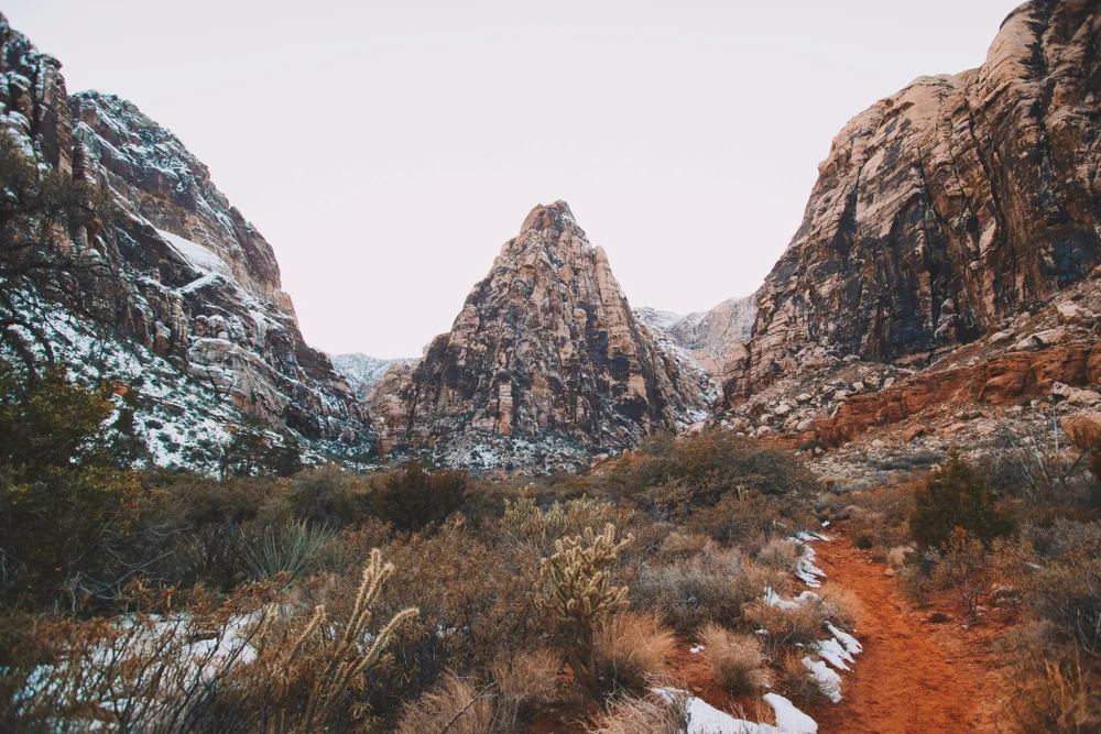 Pine creek canyon red rock canyon Las Vegas